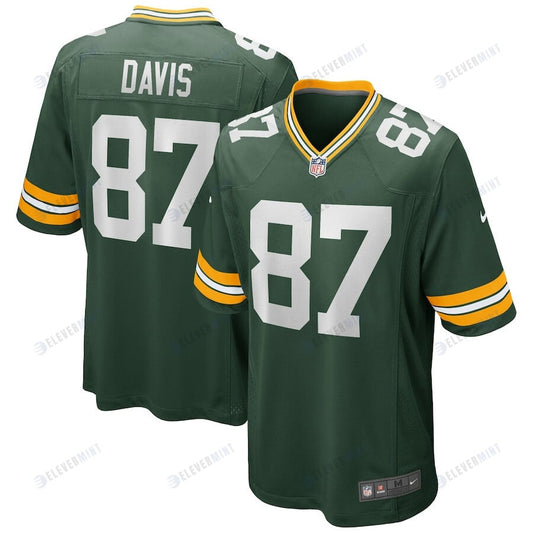 Willie Davis 87 Green Bay Packers Men Game Retired Jersey - Green