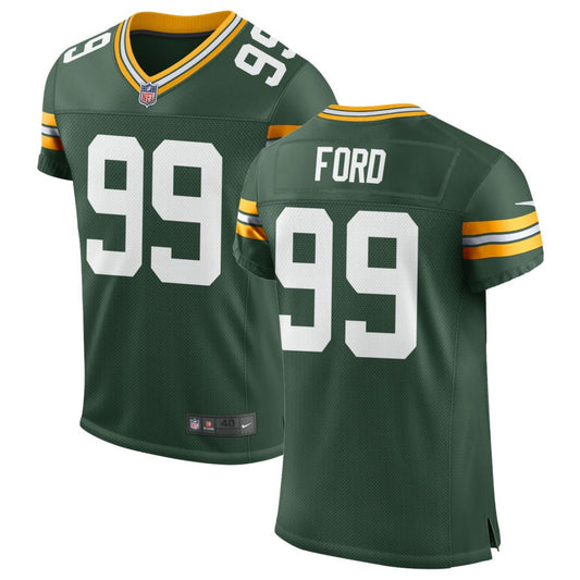 Jonathan Ford Green Bay Packers Nike Classic Elite Jersey - Green