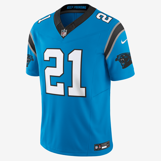 Jeremy Chinn Carolina Panthers Men's Nike Dri-FIT NFL Limited Football Jersey - Blue