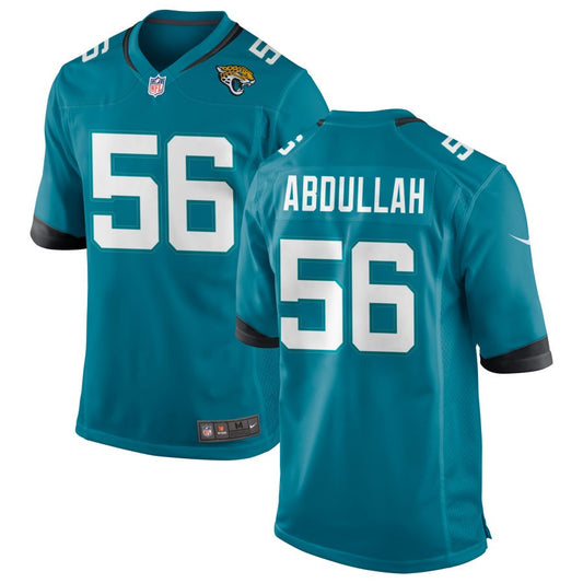 Yasir Abdullah Jacksonville Jaguars Nike Alternate Game Jersey - Teal