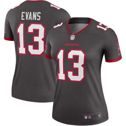 Women's Tampa Bay Buccaneers Mike Evans Alternate Legend Jersey Pewter