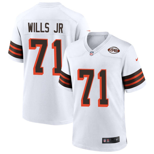 Jedrick Wills Jr Cleveland Browns Nike 1946 Collection Alternate Jersey - White