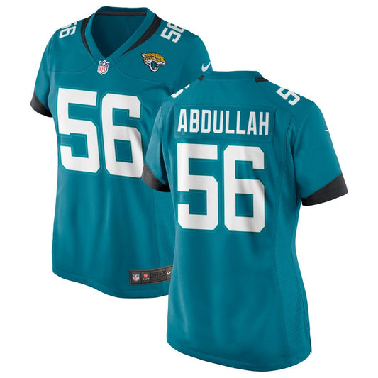 Yasir Abdullah Jacksonville Jaguars Nike Women's Alternate Jersey - Teal