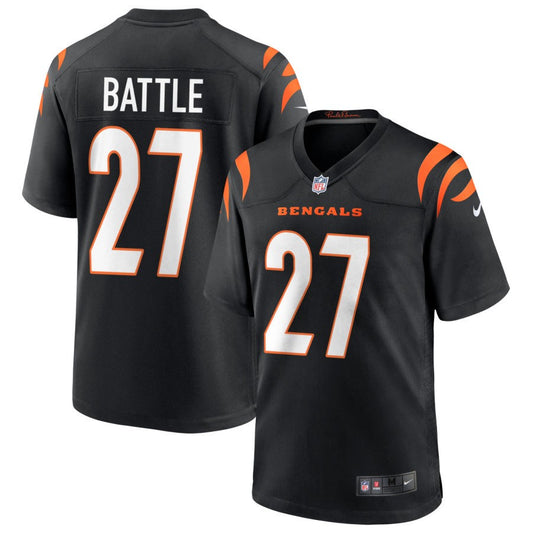 Jordan Battle Cincinnati Bengals Nike Game Jersey - Black