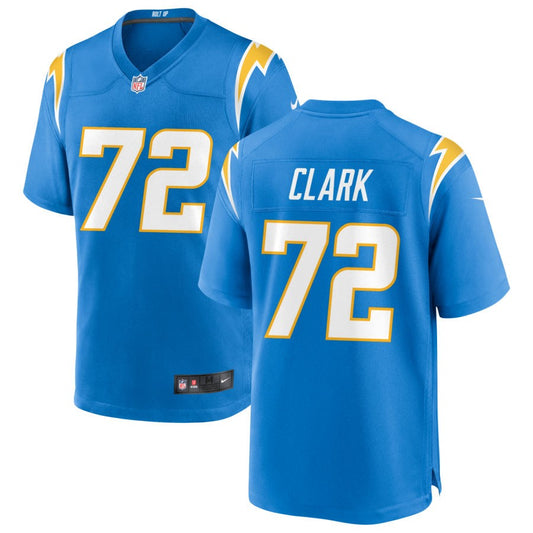 Jerrod Clark Los Angeles Chargers Nike Game Jersey - Powder Blue