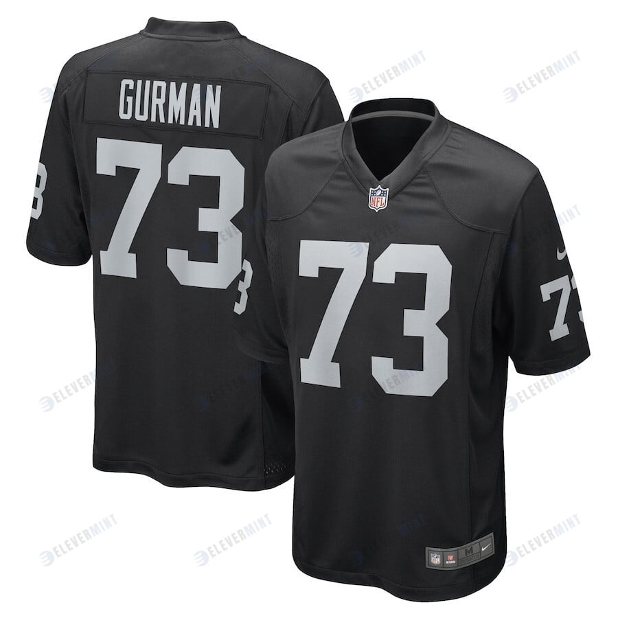 Vitaliy Gurman Las Vegas Raiders Game Player Jersey - Black