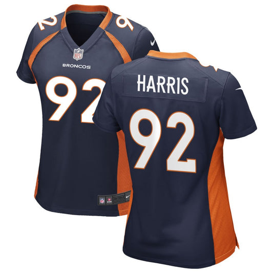 Jonathan Harris Denver Broncos Nike Women's Alternate Game Jersey - Navy