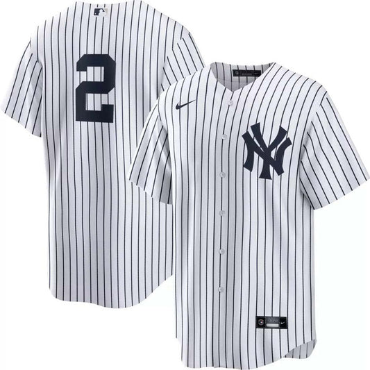 Youth New York Yankees Derek Jeter Replica Home Jersey - White