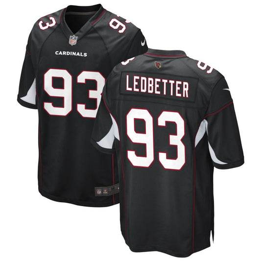 Jonathan Ledbetter Arizona Cardinals Nike Alternate Game Jersey - Black