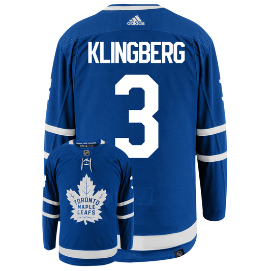 John Klingberg Toronto Maple Leafs Adidas Primegreen Authentic NHL Hockey Jersey