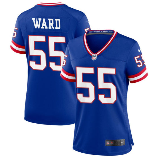 Jihad Ward New York Giants Nike Women's Classic Game Jersey - Royal