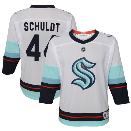 Jimmy Schuldt Seattle Kraken Youth Away Replica Jersey - White