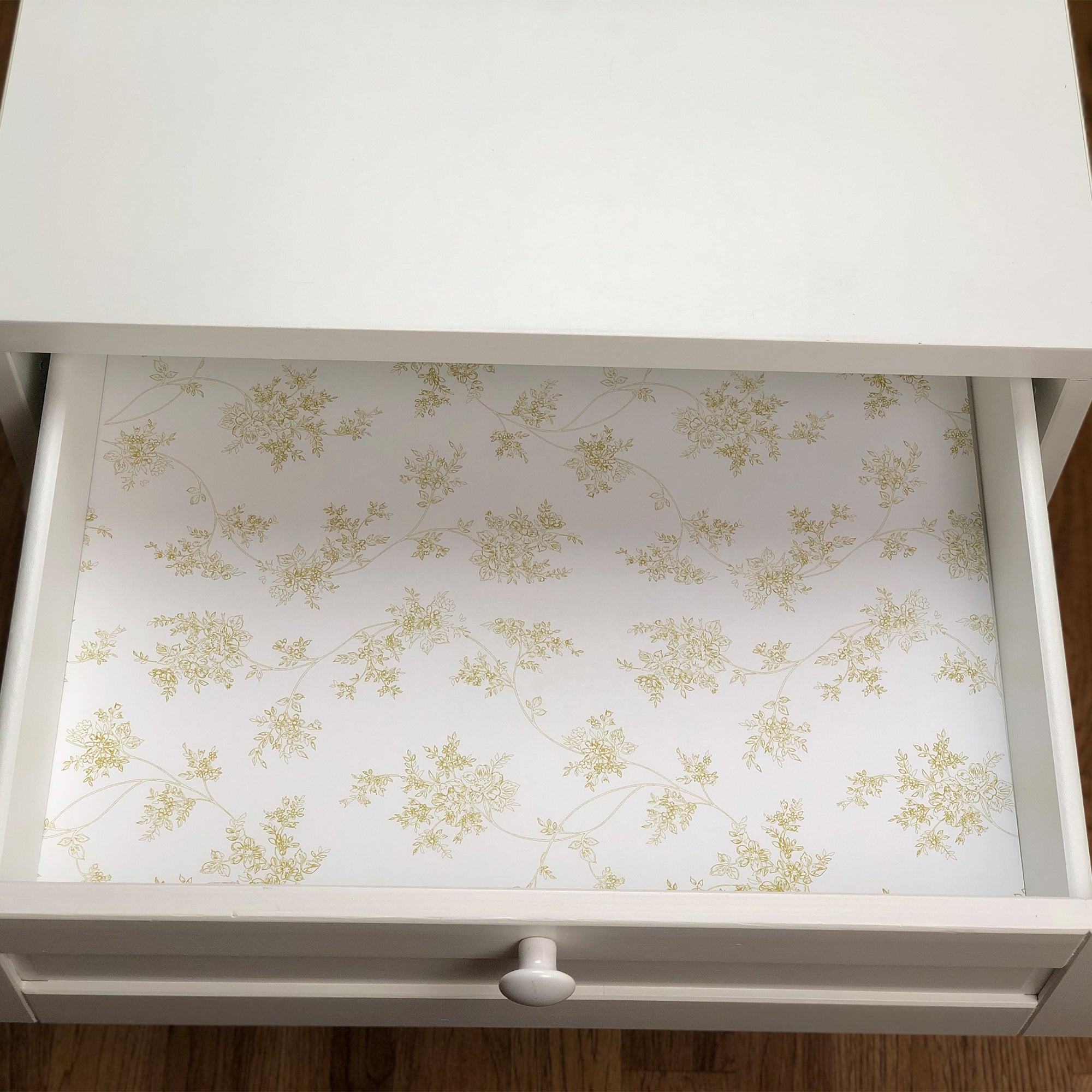 Easy-to-install drawer liners for dressers - Green With Decor