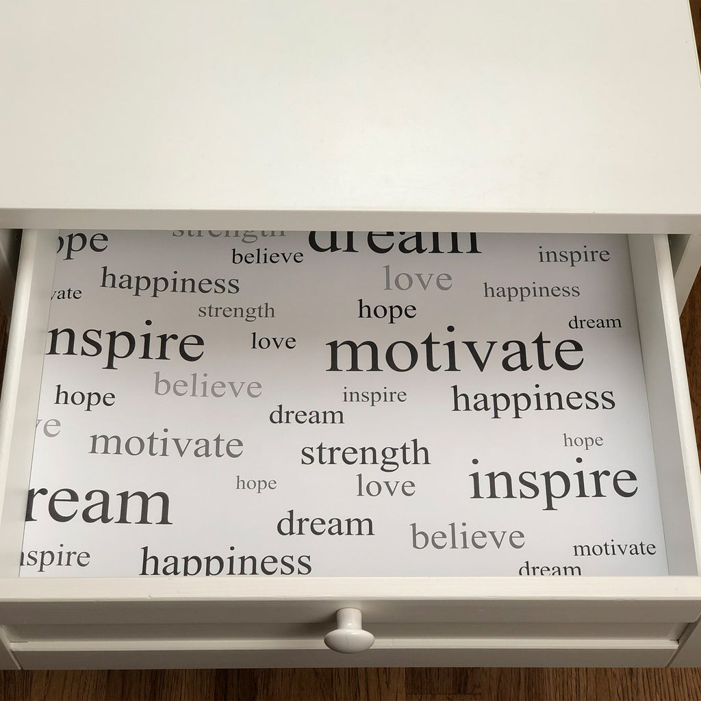 Positive Thoughts Scented Drawer Liners
