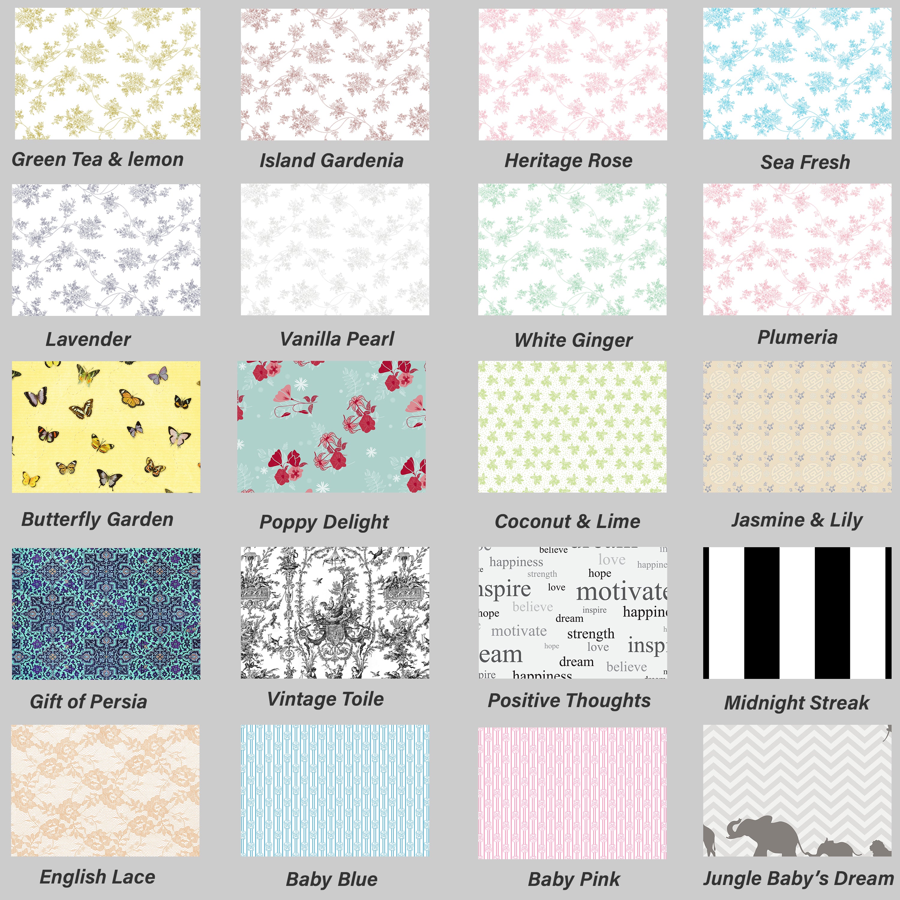 Baby Scented Drawer Liners blue or Pink 